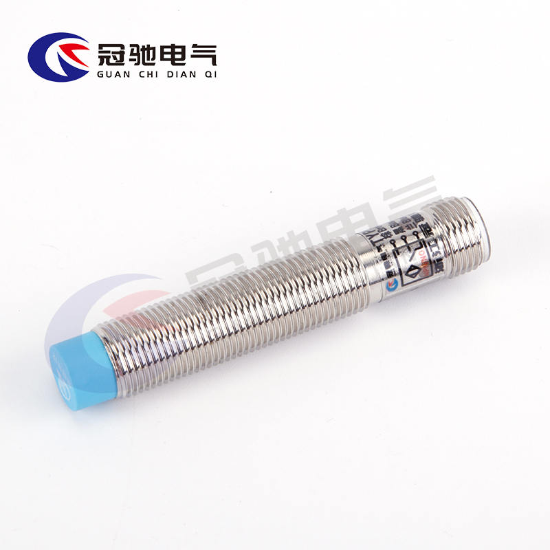 M12金属接近开关GC12Y-04NKH感应开关航空接头插拔式传感器常开